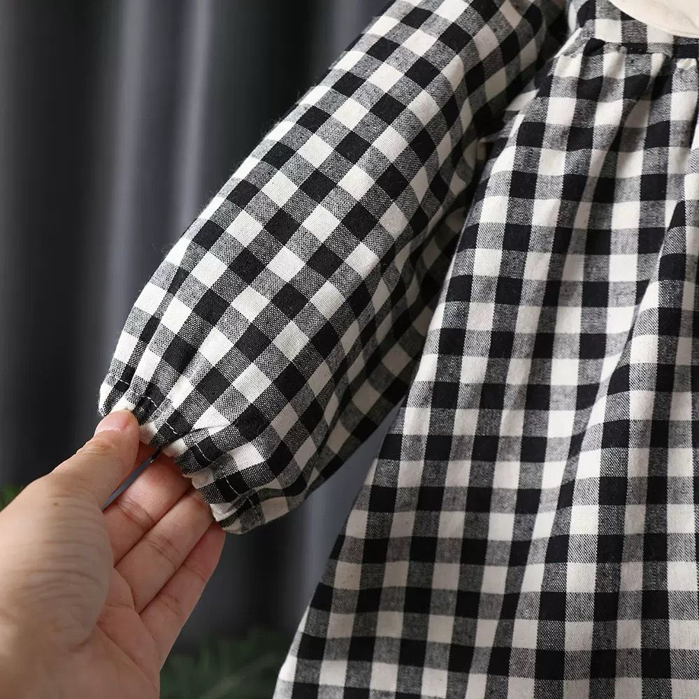 Vestido Infantil Xadrez Golinha