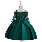 Vestido de Festa Infantil Rendado Lacinho