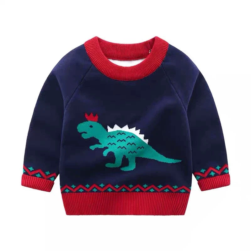 Suéter Infantil Tricõ Dinossauro