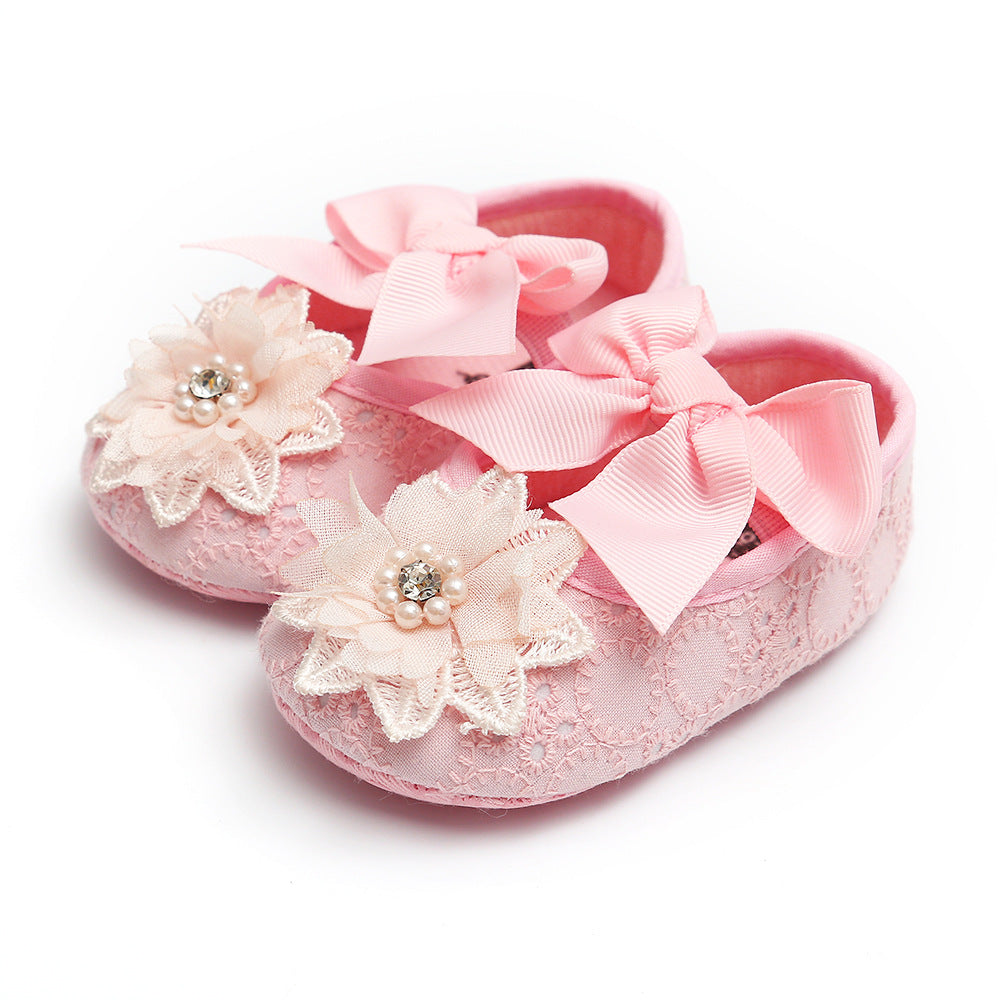 Sapato Infantil Rendado Florzinha
