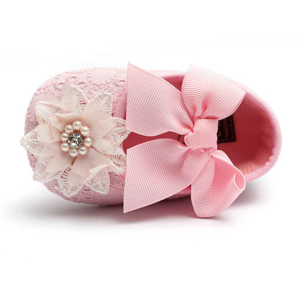 Sapato Infantil Rendado Florzinha