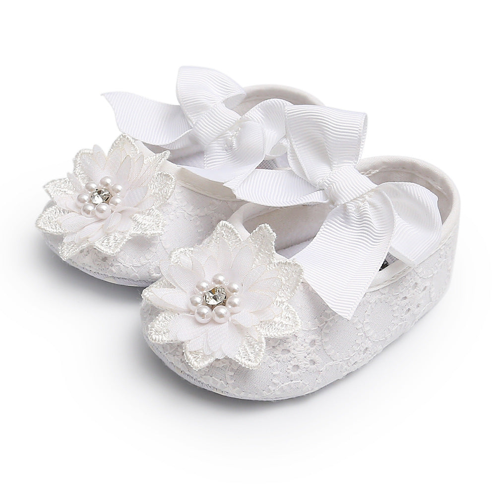 Sapato Infantil Rendado Florzinha