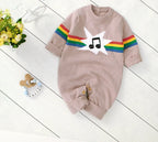 Macacão Infantil Tricô Musica