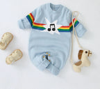 Macacão Infantil Tricô Musica