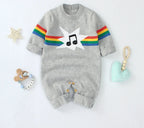Macacão Infantil Tricô Musica
