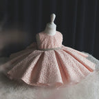 Vestido Infantil Rendado Lacinho