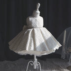 Vestido Infantil Rendado Lacinho