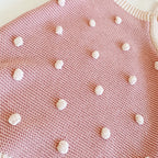 Body Infantil de Tricô Pompomzinhos