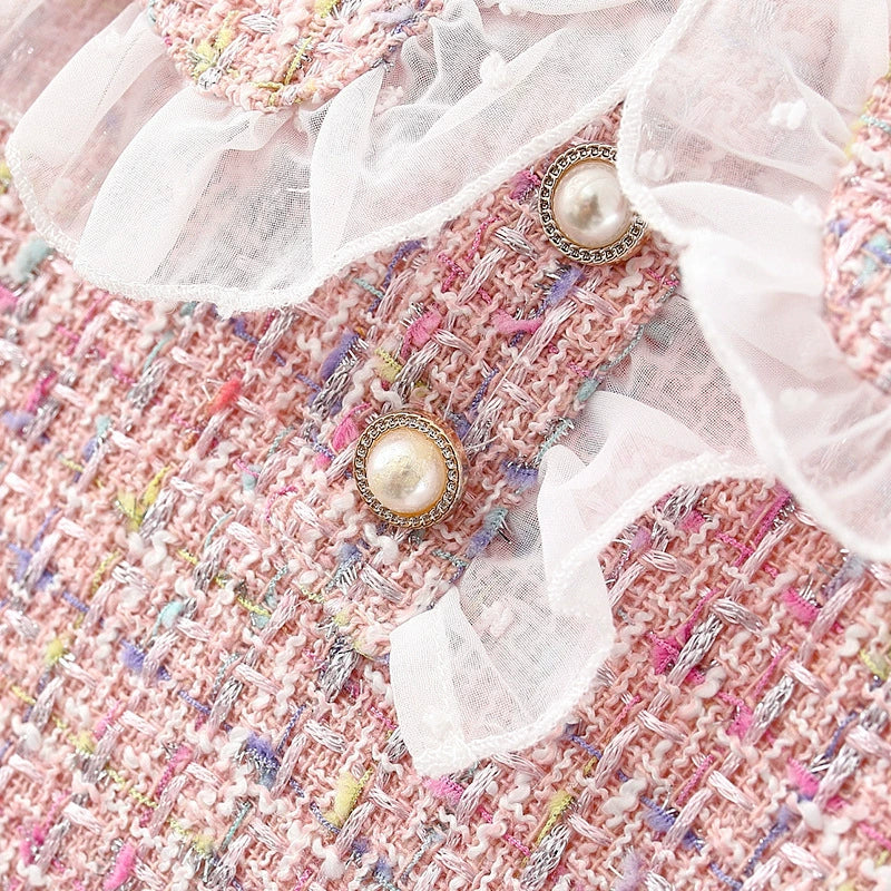 Vestido Infantil Boutique Tweed