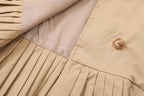 Jaqueta Infantil Vestidinho Plíssado