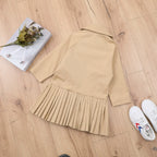 Jaqueta Infantil Vestidinho Plíssado