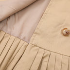 Jaqueta Infantil Vestidinho Plíssado