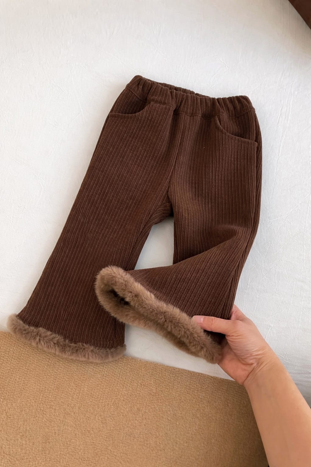 Calça Infantil Inverno Barra de Plush