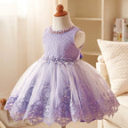 Vestido de Festa Infantil Renda Floral