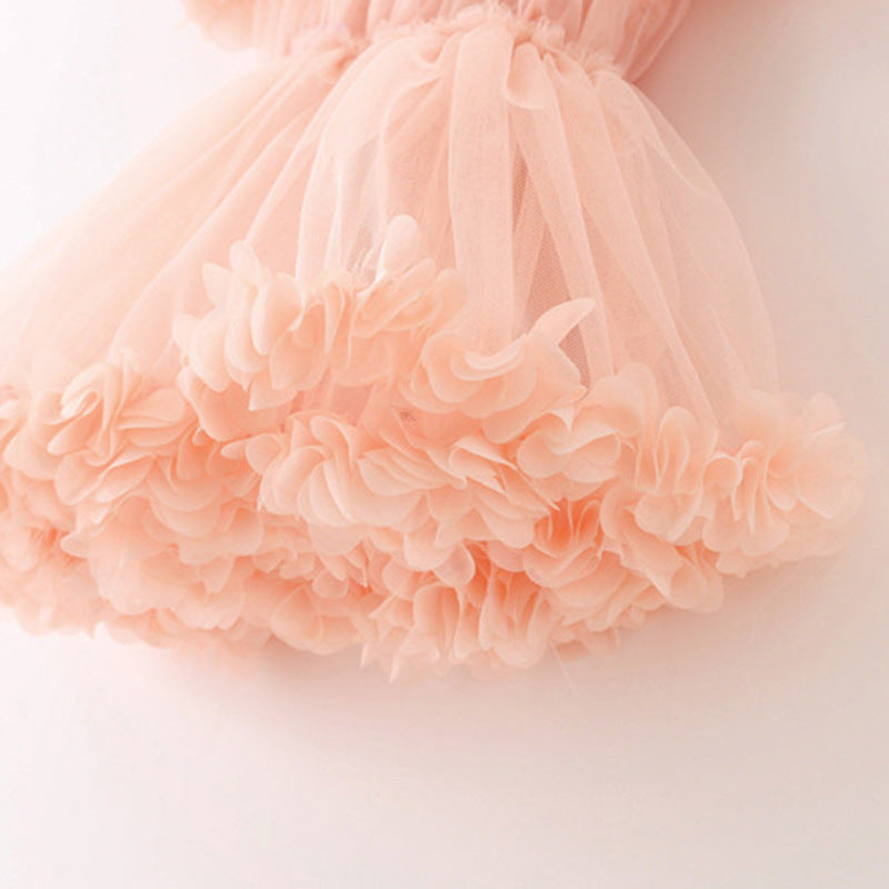 Vestido Infantil Tule Bufante