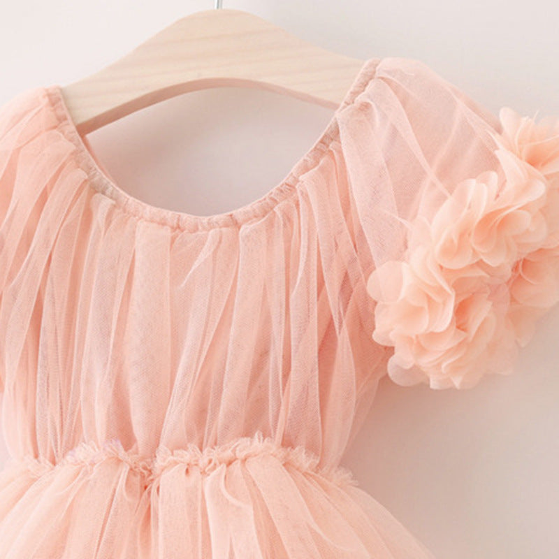 Vestido Infantil Tule Bufante