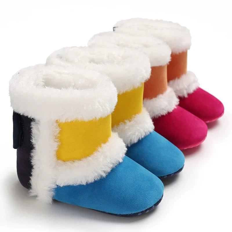 Bota Infantil Colorida com Pelinhos