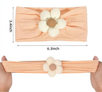 Kit Meia + Faixinha Infantil Florzinha