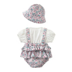 Body Infantil Feminino Floral