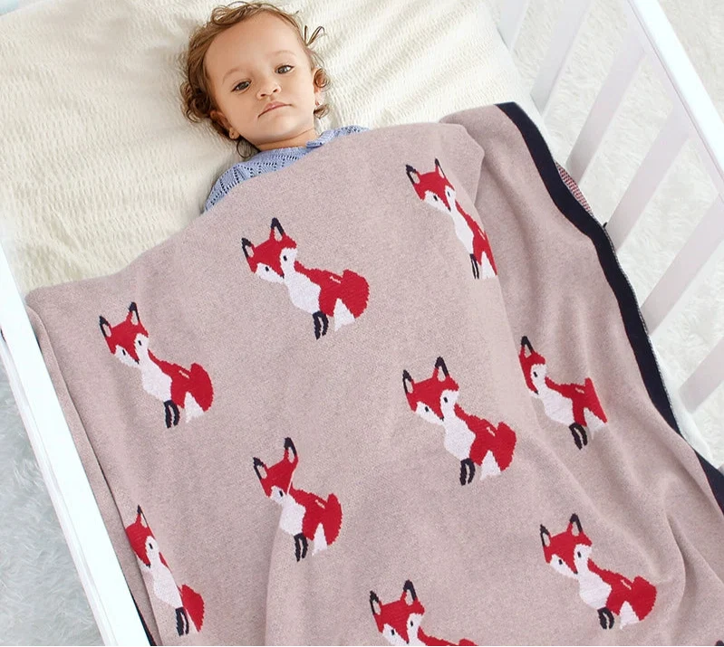 Manta Infantil Raposinhas