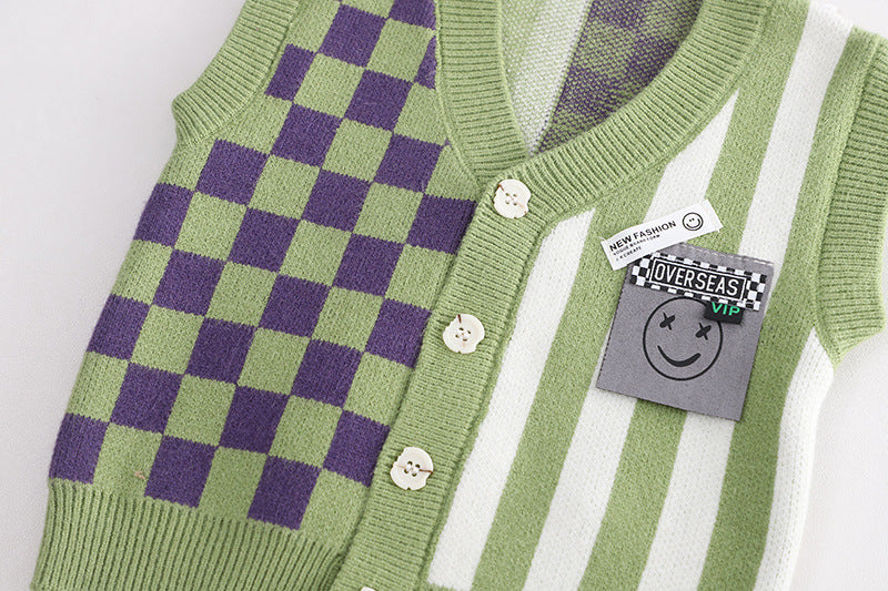 Conjunto Infantil Masculino 3 Peças com colete