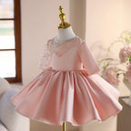 Vestido de Festa Infantil Rosa com Strass