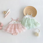 Vestido Infantil Tule Lacinhos