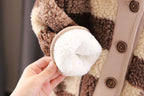 Conjunto Infantil Masculino  de Inverno Xadrez