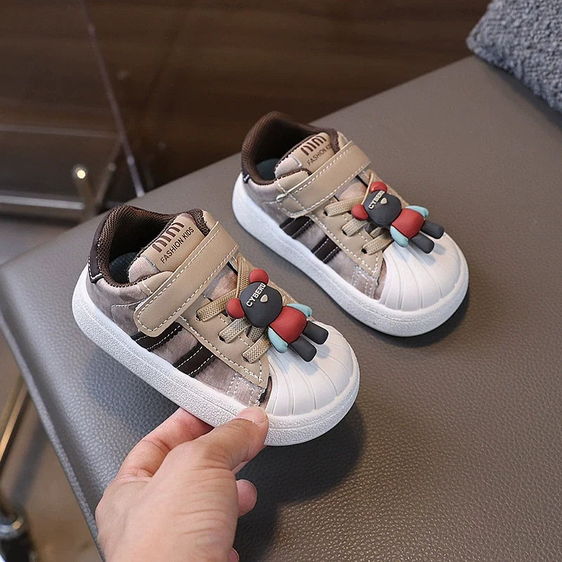 Tênis Infantil Bichinho e Velcro