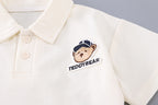 Conjunto Infantil Masculino Polo Ursinho