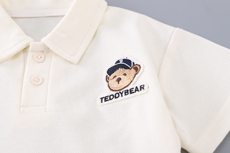 Conjunto Infantil Masculino Polo Ursinho
