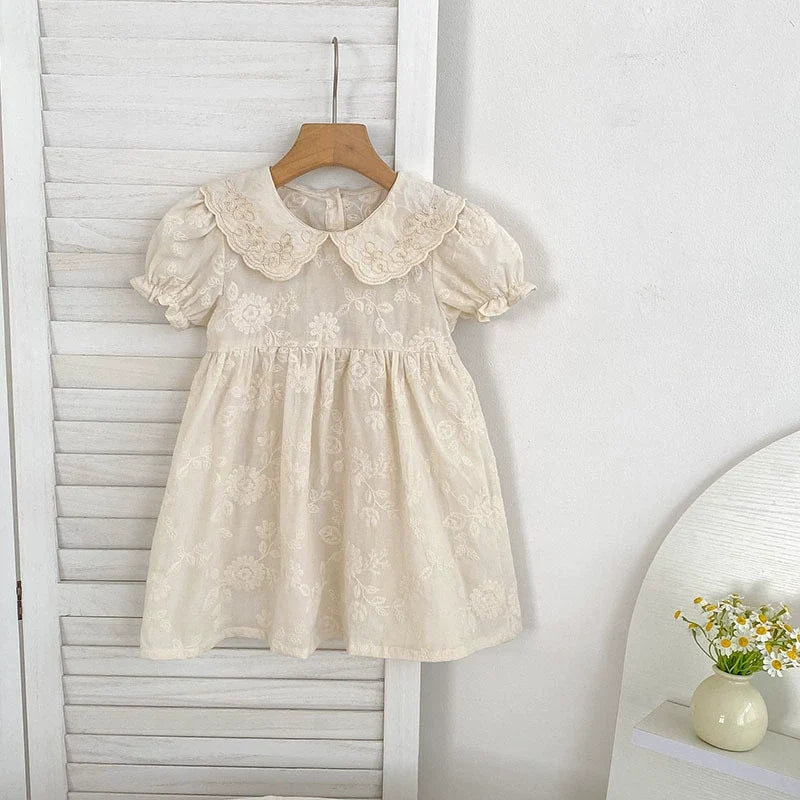 Vestido/ Body Infantil Renda Floral