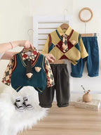 Conjunto Infantil Ursinhos com Gravatinha