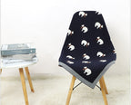 Manta Infantil Urso de lenço