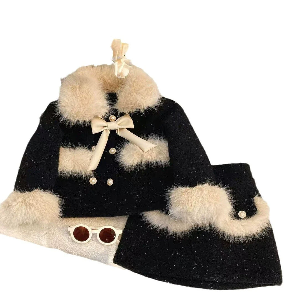 Conjunto Infantil Inverno Pelinhos Lacinho