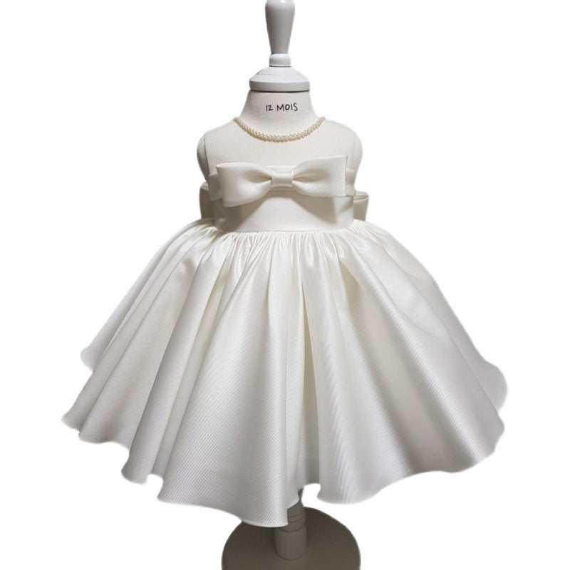 Vestido de Festa Branco Lacinhos