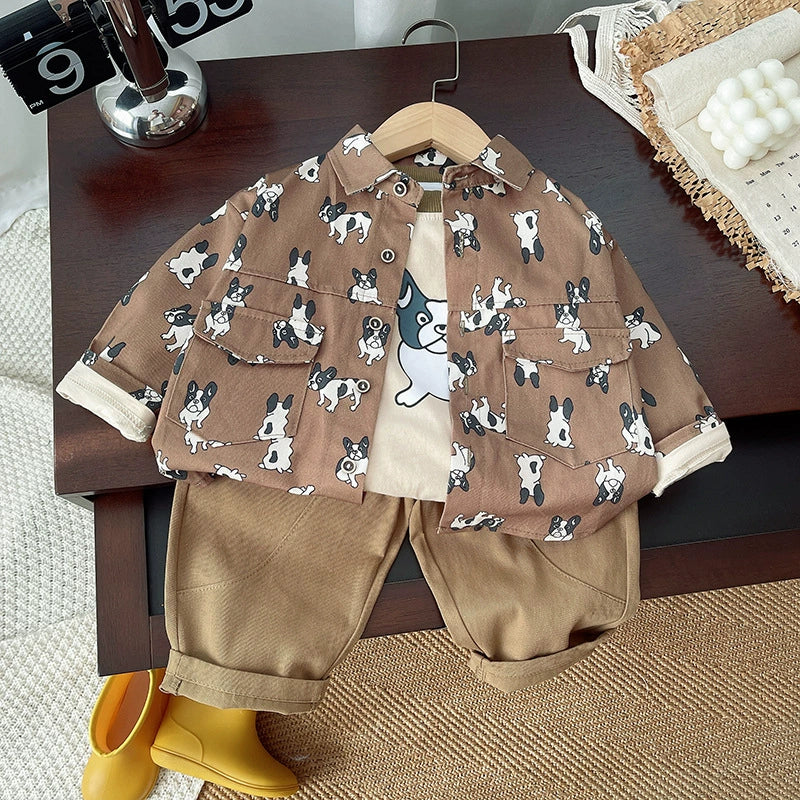 Conjunto Infantil 3 Peças Cachorrinho
