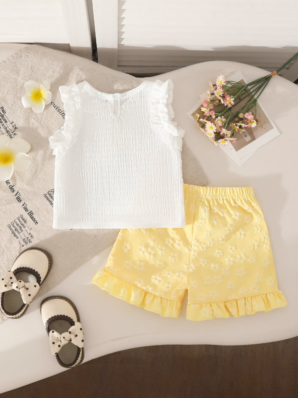 Conjunto Infantil Verão Flores