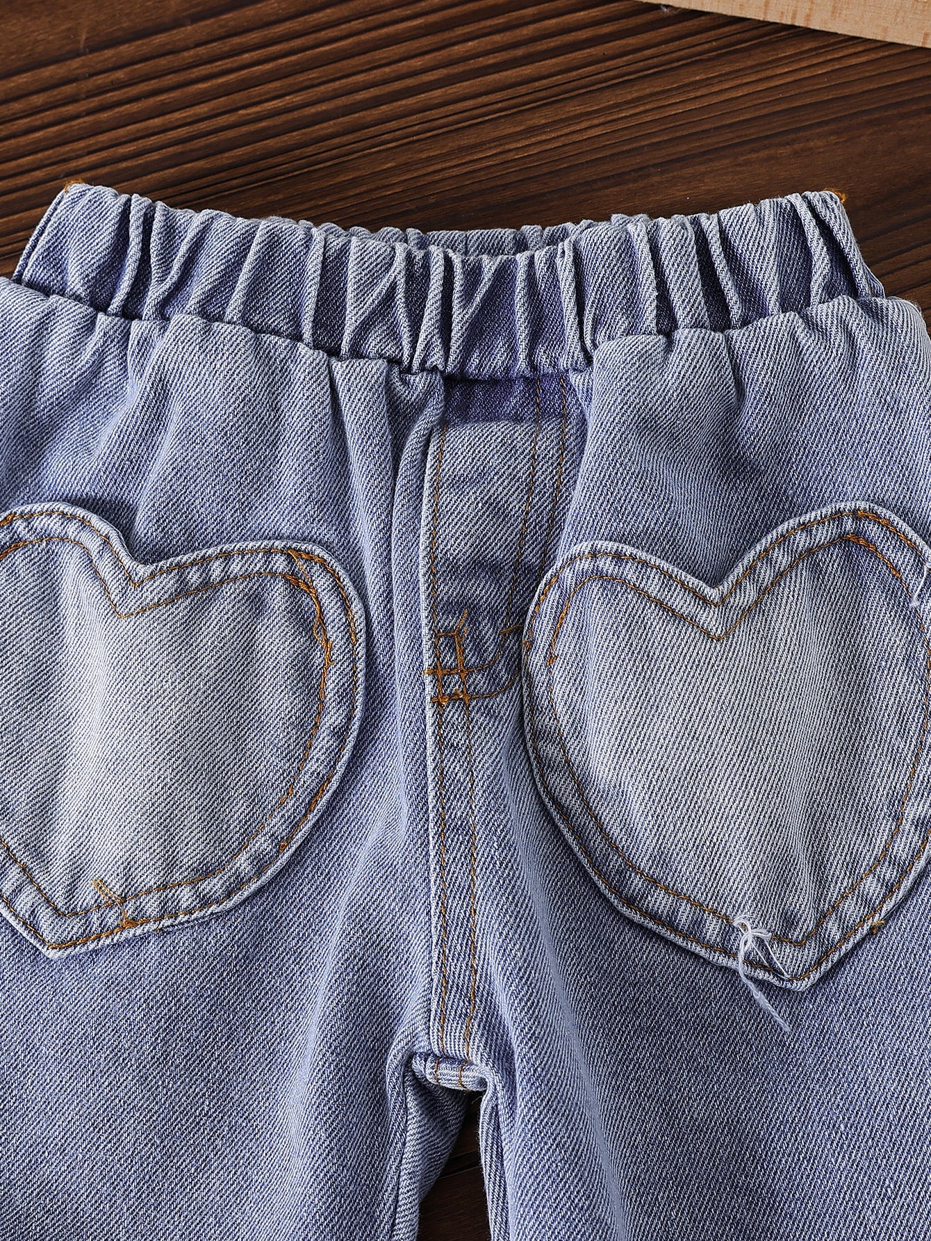Conjunto Infantil Feminino Florzinhas e Jeans