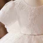 Vestido de Festa Branco Rendado