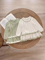 Vestido Infantil de Tricô