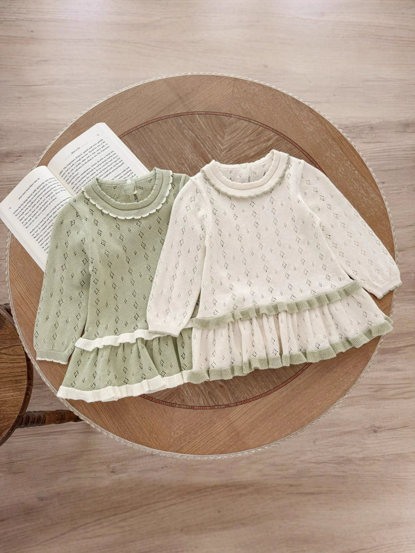 Vestido Infantil de Tricô