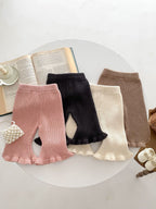 Calça Infantil de Tricô Pantalona