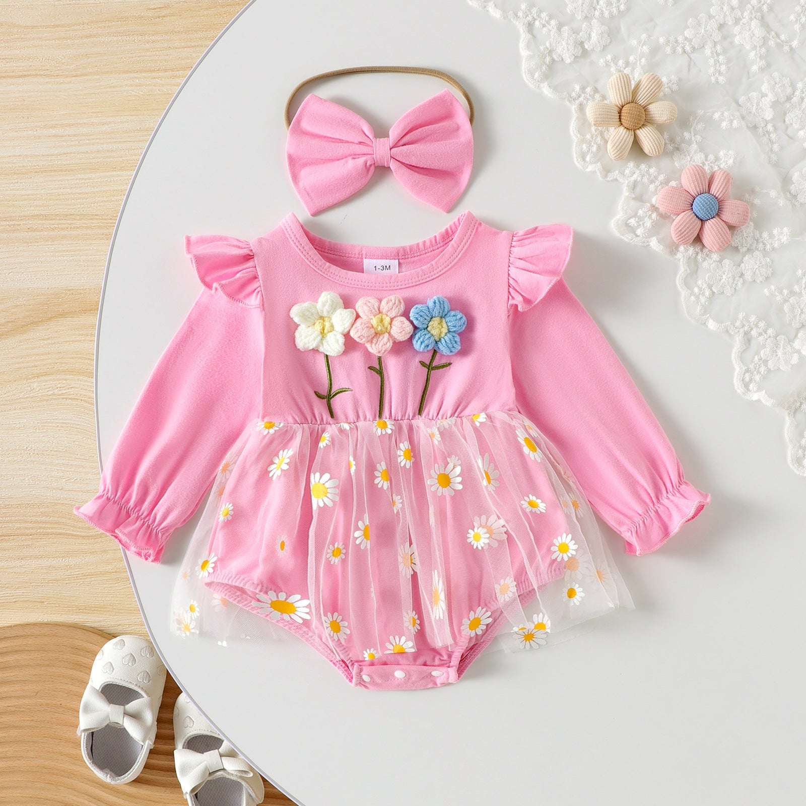 Body Infantil Feminino Florzinhas