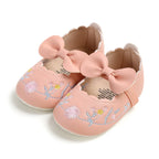 Sapato Infantil Floral Lacinho