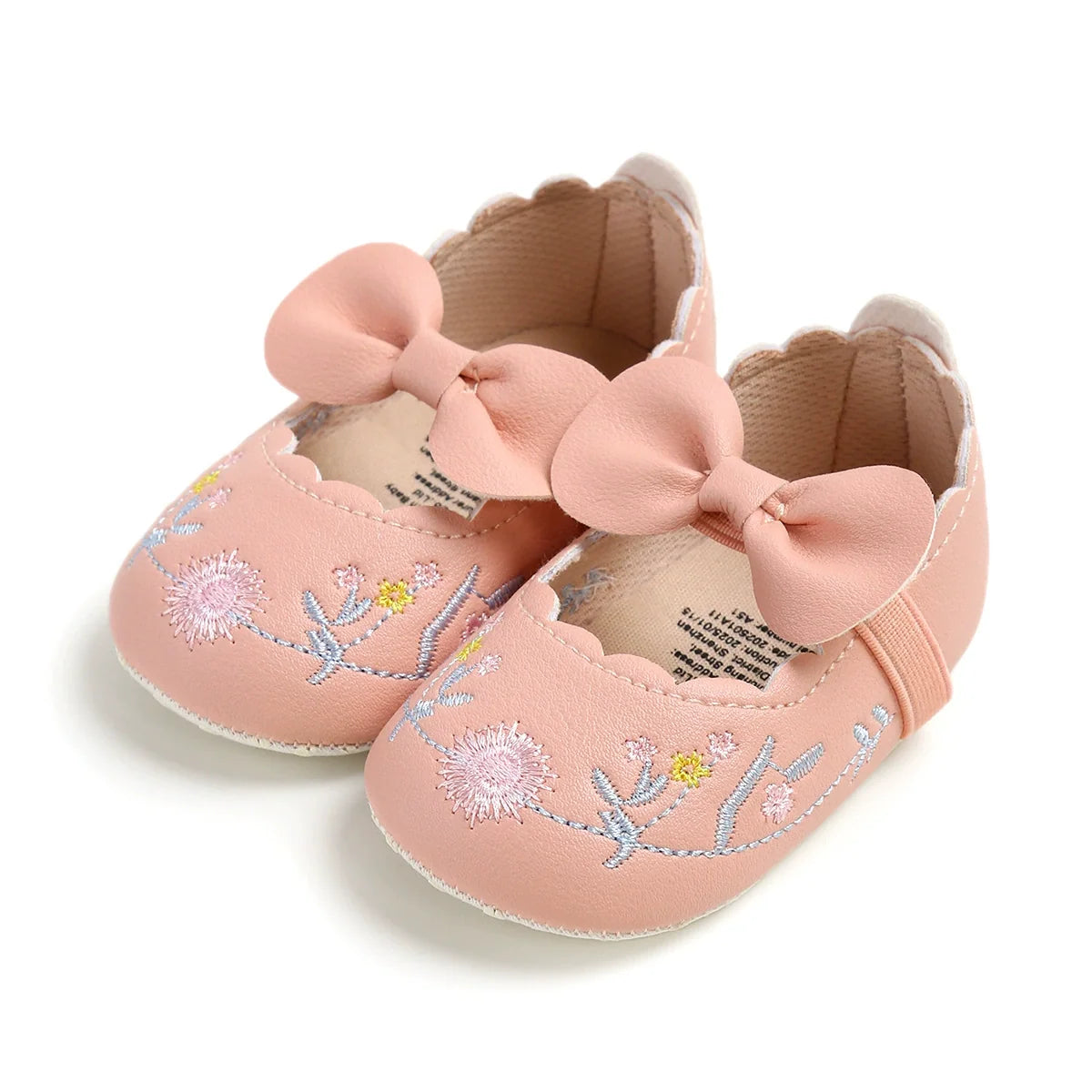 Sapato Infantil Floral Lacinho