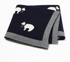 Manta Infantil Urso de lenço