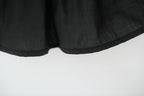 Vestido Infantil Preto Poá com Chapéu