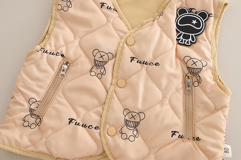 Conjunto Infantil Inverno Acolchoado Ursinho