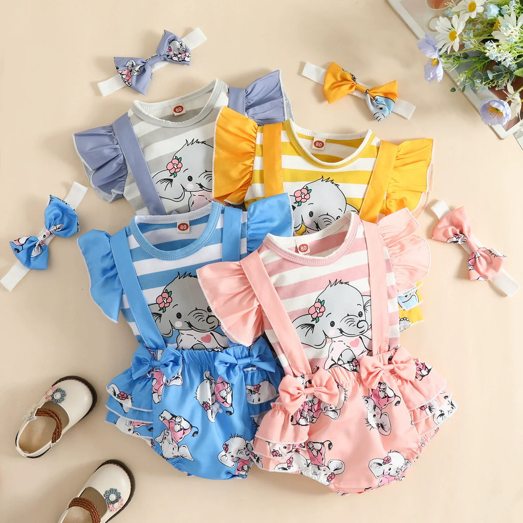 Body Infantil Elefantinhos